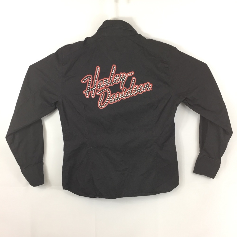 Harley-Davidson Women M Shirt Steel Studded Design